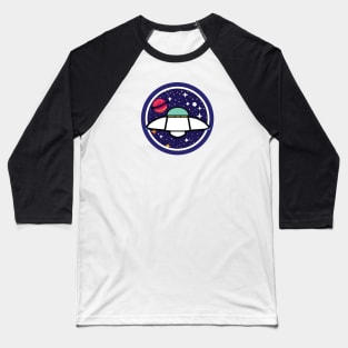 Spaceship Of Alien Baseball T-Shirt